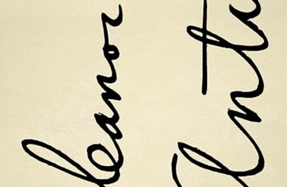 Cover with Eleanore Antin's signature